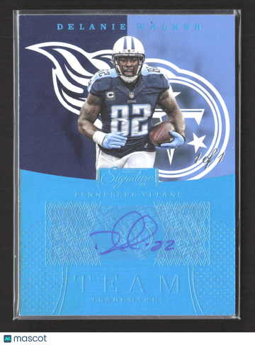 2016 Panini Donruss Signature Series Team Trademarks Delanie Walker #TT-DW