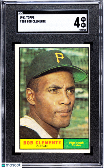 1961 Topps Bob Clemente #388 SGC 4