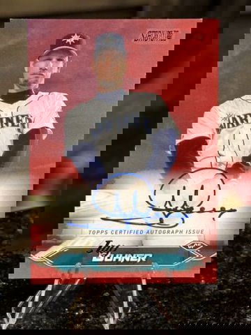 2024 Topps Stadium Club JAY BUHNER AUTO #/50 RED FOIL Seattle Mariners SSP