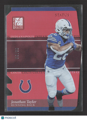 2023 Panini Donruss Elite Football Jonathan Taylor #19 Status 66/80