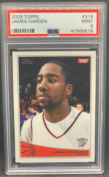 James Harden 2009 Topps PSA 9 Rookie 