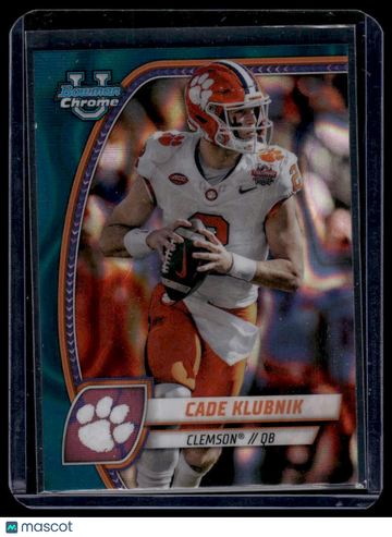 2024 Bowman University Chrome Cade Klubnik #35 Pink Lava Refractor