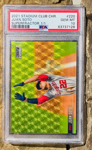 Juan Soto Superfractor Refractor 1/1 Non Auto