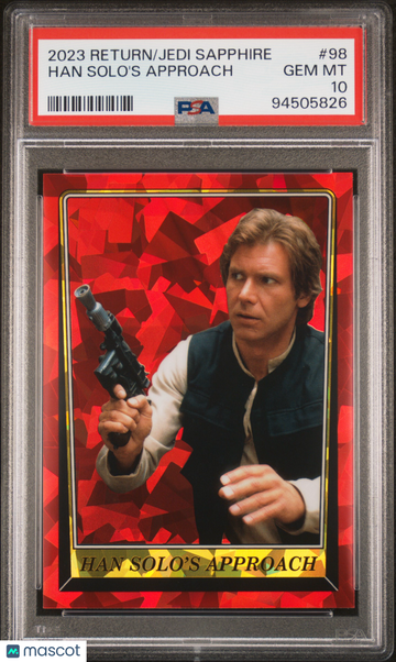 2019 Star Wars Chrome Legacy Han Solo's Approach #98 PSA 10