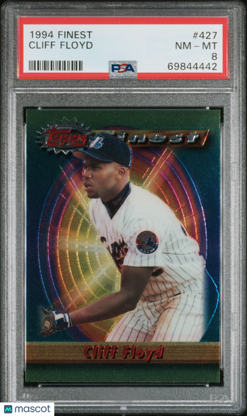 1994 Finest Cliff Floyd #427 PSA 8