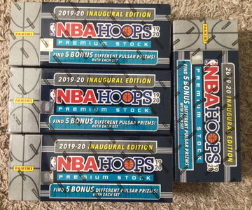 2019/20 Panini Hoops Premium Stock Pulsar Sealed Set lot of 4