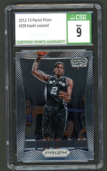 2012-13 Panini Prizm Kawhi Leonard #209 Rookie Rc CSG 9 Mint