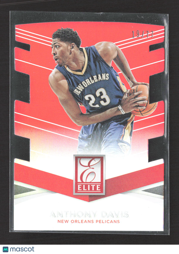 2015 Panini Donruss Elite Anthony Davis #62 Red Die-Cut