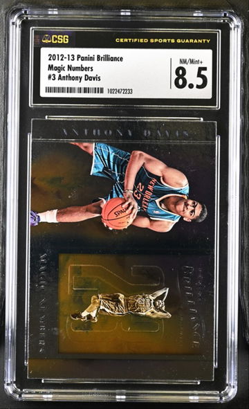 2012-13 Panini Brilliance Magic Numbers #3 Anthony Davis