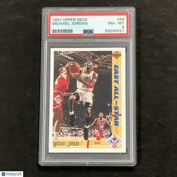 1991 Upper Deck Michael Jordan #69 PSA 8