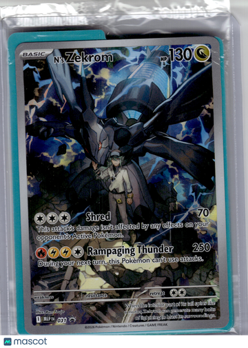 Mega Evolution Promo N's Zekrom Holo Black Star Promo [Sealed] #031