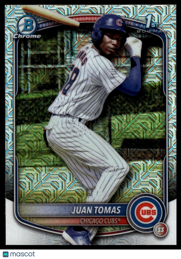 2025 Bowman Chrome Juan Tomas #BCP-230 Mojo Refractor RC