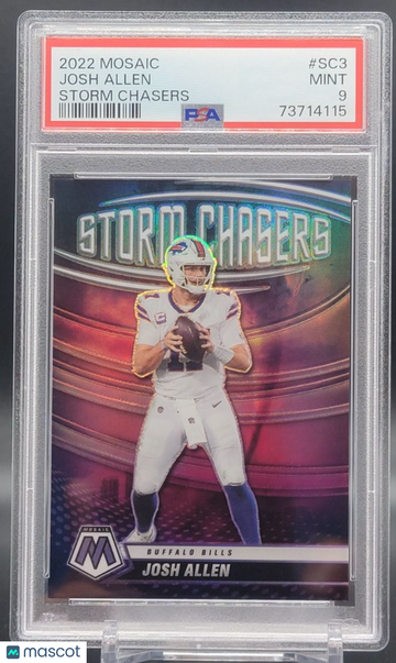 2022 Mosaic Josh Allen Storm Chasers PSA 9