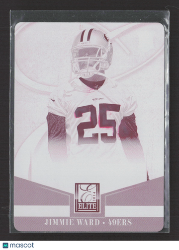 2014 Panini Elite Football Jimmie Ward #149 Magenta Printing Plate /1 Printing Plate