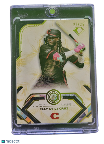 2025 Topps Gilded Collection Elly De La Cruz #88 Gold /25 Genuine Diamond