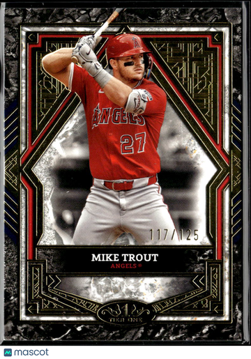 Mike Trout 2025 Topps Tier One /125 Los Angeles Angels