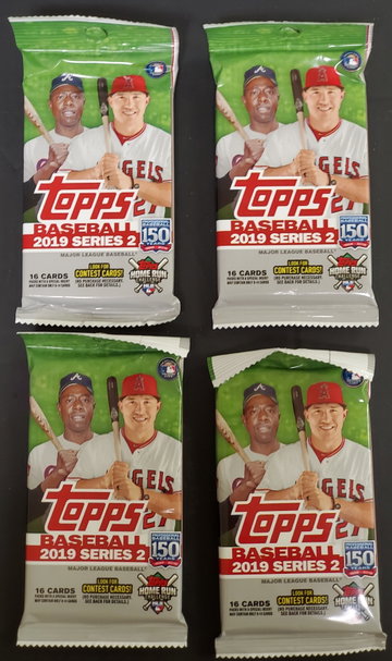 2019 Topps Series 2 16 Card Packs Vladimir Guerrero Fernando Tatis Jr. Pete Alonso Eloy Jimenez RC Lot4x