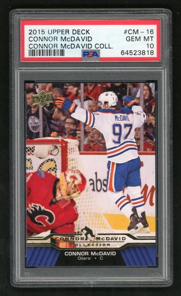 2015 Upper Deck Connor Mcdavid Collection Connor Mcdavid #16 PSA 10