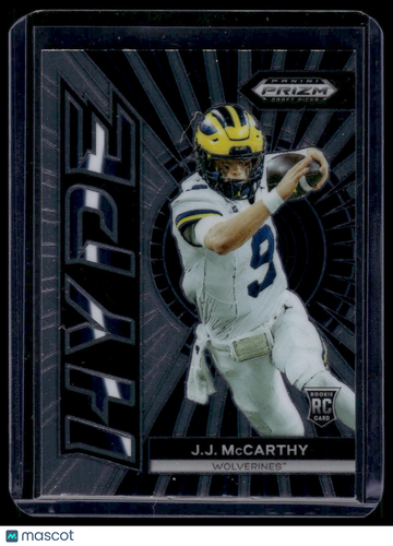 2024 Panini Prizm Draft Picks J.J. McCarthy #H-JJM Hype
