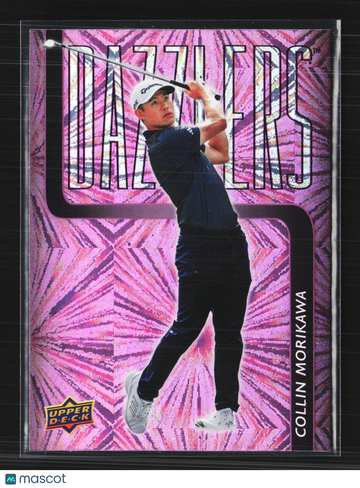 2026 Upper Deck Golf Dazzlers Collin Morikawa #DZ-5 Pink