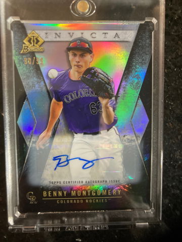 2021 Bowman Draft Benny Montgomery Invicta Auto