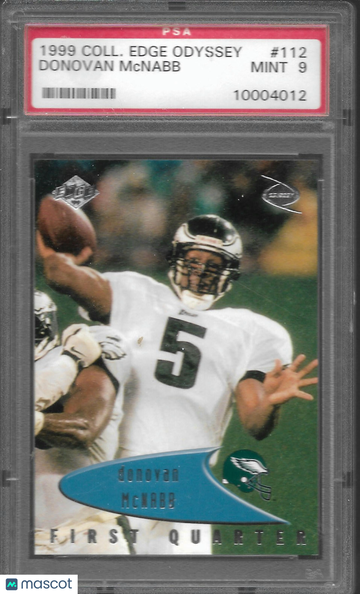 1999 Collector's Edge Odyssey Donovan Mcnabb #112 PSA 9