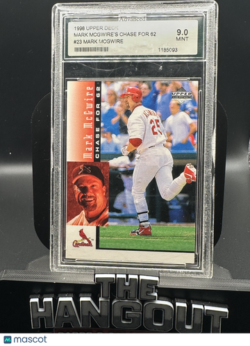 1998 Upper Deck Mark McGwire's Chase for 62 Mark McGwire #23
