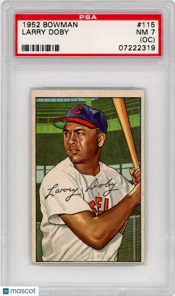 1952 Bowman Larry Doby #115 Oc PSA 7