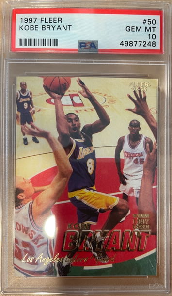 Kobe Bryant 1997 Fleer #50 2nd Year Mamba PSA 10 Gem Mint 