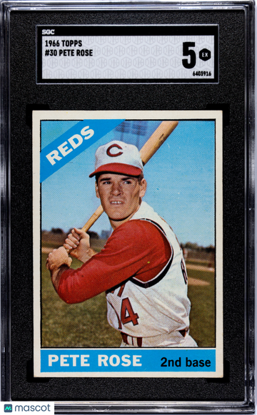 1966 Topps Pete Rose #30 SGC 5