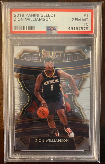 Zion Williamson Select Prizm PSA 10