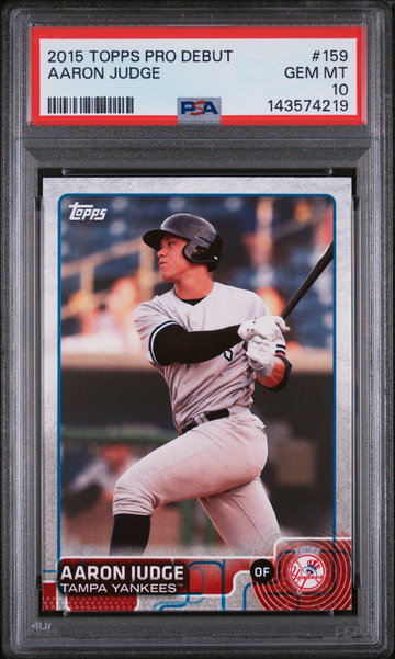 2015 Topps Pro Debut Aaron Judge #159 PSA 10
