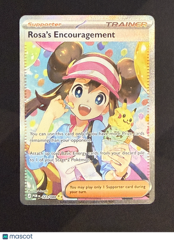 2024 Shrouded Fable Rosa's Encouragement Holo Secret Rare FA SAR #123/88