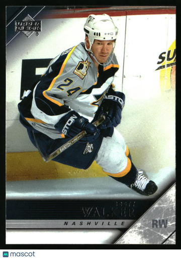 2005-06 Upper Deck Scott Walker #359 Nashville Predators