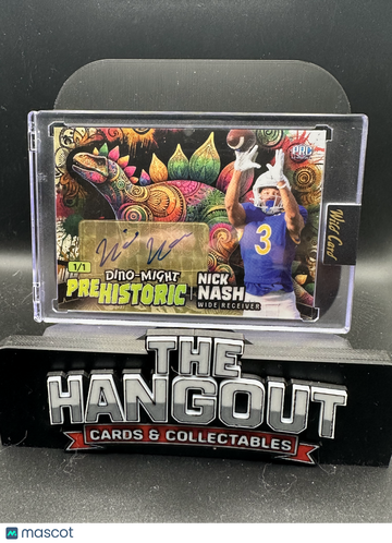 2024 Wild Card Alumination Dino-Might Prehistoric Nick Nash #PHSTG3-NNA /1