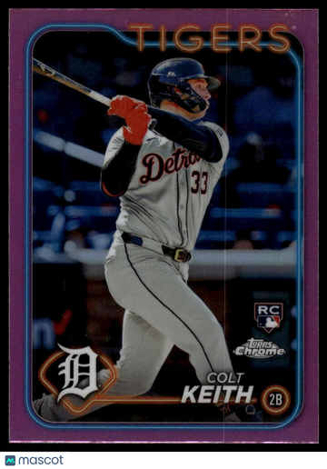 2024 Topps Chrome Colt Keith #2 Pink Refractors RC