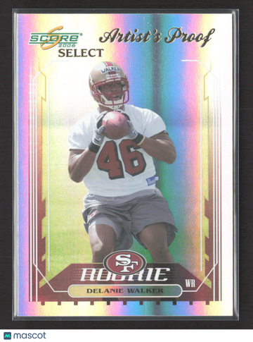2006 Score Select Artist's Proof Delanie Walker #426