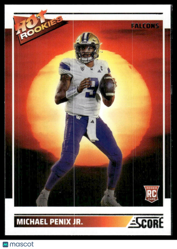 2024 Score Michael Penix Jr. #3 Hot Rookies