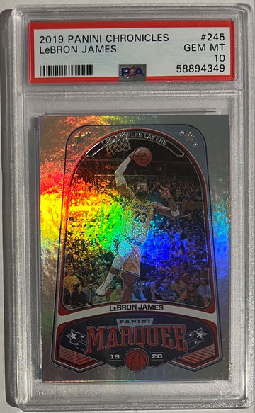 2019 Chronicles Marquee LeBron James PSA 10 Lakers