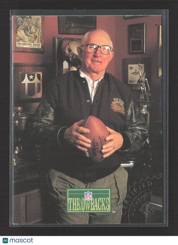 1992 Pro Line Portraits Throwbacks Y.A. Tittle #438