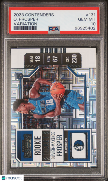 2023 Panini Contenders O. Prosper #131 Variation PSA 10