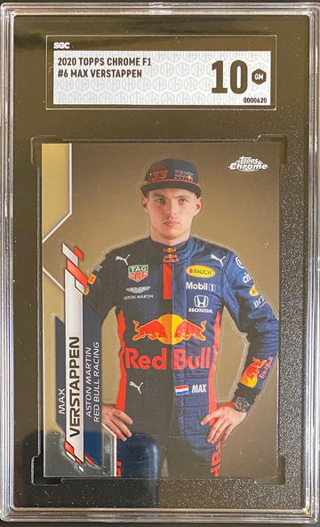 2020 Max Verstappen Topps Chrome Formula 1 F1 SGC 10