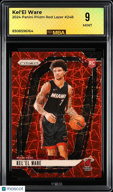 2024 Panini Prizm Kel'El Ware #248 Red Lazer MBA 9