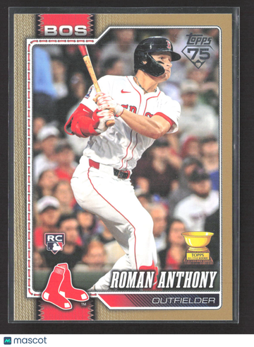 2026 Topps Series One Roman Anthony #189 Gold RC