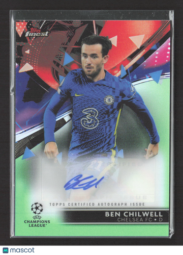 2022 Topps Finest UEFA Champions League Ben Chilwell #BA-BC /99 Topps Certified Autograph Issue