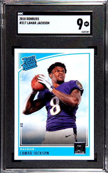 Lamar Jackson 2018 Donruss 