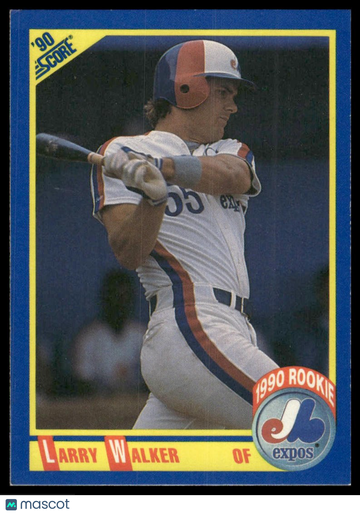 1990 Score Larry Walker #631 RC