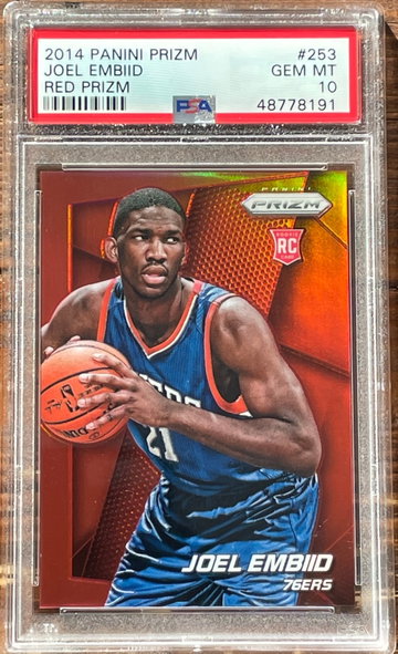 Joel Embiid Prizm Red /49