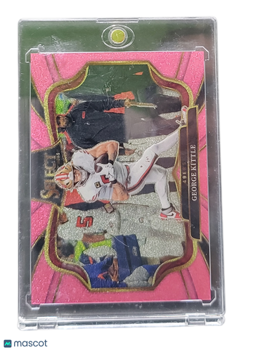 2026 Panini Select Prizm Field Level George Kittle #416 Pink /15