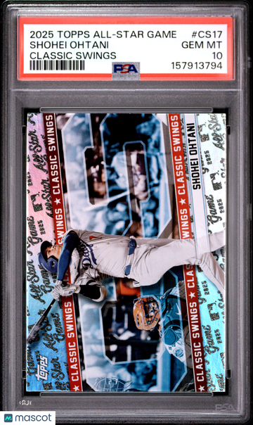 2025 Topps All-Star Game Classic Swings Shohei Ohtani #CS17 PSA 10